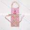 Eco-Friendly Cotton Embroidery Pink Kitchen Cooking Promotion Kids Apron