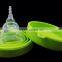 Factory OEM FDA Collapsible Menstrual Cup Foldable