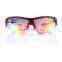 red frame sunglasses with EVA black cool case