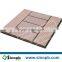 China WPC DIY deck tile for balcony, outside cafe, water stain resistance