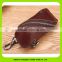 16108 Fashion Style Black Cowhide Leather Key Holder