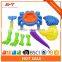 Plastic summer sand toys beach mould toy set
