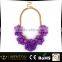 Luxury Multi-Colors Five Flower Necklace