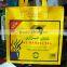 glossy /shiny laminated fabric bag with zippers