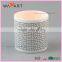 Decal Printing White Ceramic Wine Bottle Candle Holder Insert