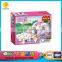 Toy educational pink building blocks 346 PCS blocks set