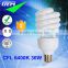 E27 Lamp Base Daylight 6400K Half Spiral & 4U CFL 36W With T4 12mm Tube