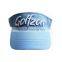 Cotton outdoor 3D embroidery sport sun visor cap