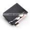 Thin card holder blacke leather small wallet credit card holder