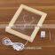 Hot customized led view 3D display frame wood and acrylic 3D display frame