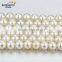 7mm AA- round strand cultured frehwater pearl white