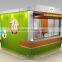 outdoor fast food kiosk / juice kiosk/ ice cream kiosk design for sale