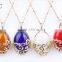 High Quality Nice Design Oval Shape Essential Oil Pendant Necklace Wholesale