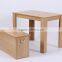 High Quality Melamine PB Dining Table With Stools