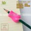 Wholesale-Beautiful colorful pencil grips for school kids safe silicone pencil grips with stationery supplies