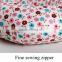 hot sell fashion 100% cotton super soft U shape folding travel neck mesh pillow