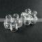 21mm Transparent Star Flower Shape Glass Dome Cabochon With 3mm Hole DIY Jewelry Supplies 3070069