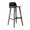 2016 coloful modern wooden stool used bar furniture