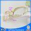 F-221 spring snap hook international market bag metal fittings shiny gold color