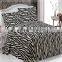 Hot Selling Zebra Prints MicroPlush Bedding Set