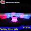 Rechargeable battery RGB 16 color changing plastic led sofa furniture for nightclub