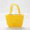 SH-007 Lastest Promotional Children Summer Beach Flower Straw Bag & Hat