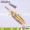 SS130110Y -2016 New style and design 2pcs 8"and 6.5" stainless steel sewing scissors with colorful PP+TPR handle