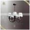 Wholesale Indoor Decorative Pendant Lighting Classic Iron Base Fabric Shade pendant lamp, Overhead Ceiling Lamp
