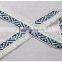 Newest design polyester 2 cm width ethnic woven webbing with fringe