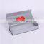 Sliver foil magnetic folded gift box with custom logo print