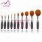 High quality Custom Cosmetic Brush sponge Oval makeup brushes with factory