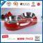 Best selling Pet Food and Water Dish - Stainless Steel - Double Pet Bowls,red food & water bowl for small animal