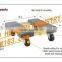 30" *18" Carpeted ends dollies with 3.5" /4" performa caster
