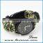 2017 Camping Camo Parachute Watch Multi-functional Survival Waterproof Watch