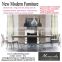 Momoda High_end Italian modern furniture personal customization 2.4M big size solid wood dining set contemporary dining table