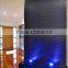 custom logo waterfall wall black acrylic decoration