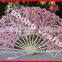 Handmade high quality cotton lace fan