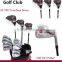 Soft steel Ti-alloy golf club set