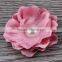 small fabric flower clip for kids hair accessories