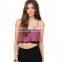 Ladies Red Sexy Lace and Chiffon Spaghetti Straps Cami Top