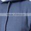 100% Cotton French Terry Men Sweatshirt Pullover Plain Classic Fit Hoodie With Front Pockets Blue