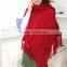 new fashion fringed ladies knit shawl scarf