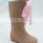 Wholesale Toddler Girls Italian Leather Moccasins Shoes Boot