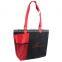Slant Pocket Tote Bag - features a full top zipper closure, side mesh pocket and comes with your logo.