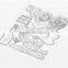 DIY Crafting Scrapbooking / transparent PVC stamp rubber stamp