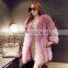 Special Fitting For Winter Warm Style Long Pattern Fake Fox Fur Coat Women