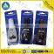 25ml 3 pack assorted blister card liquid shoe shine /shoe polish for leather protection