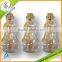 new design heart shaped glass bottle with cork