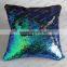 5mm Gold Luxury Thunder Laser Reversible Double Side Sequin Fabric Pillow Wholesale China