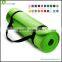 China factory printed tpe/nbr/pvc yoga mat rubber yoga mat with carrying strap